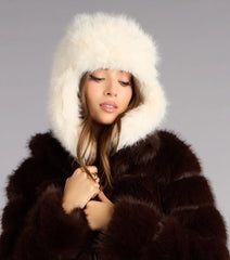 Cold Girl Era Faux Fur Trapper Hat