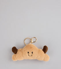 Bonjour Cutie Plush Croissant Bag Keychain