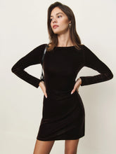 Jaelynn Knit Dress-Espresso Velvet