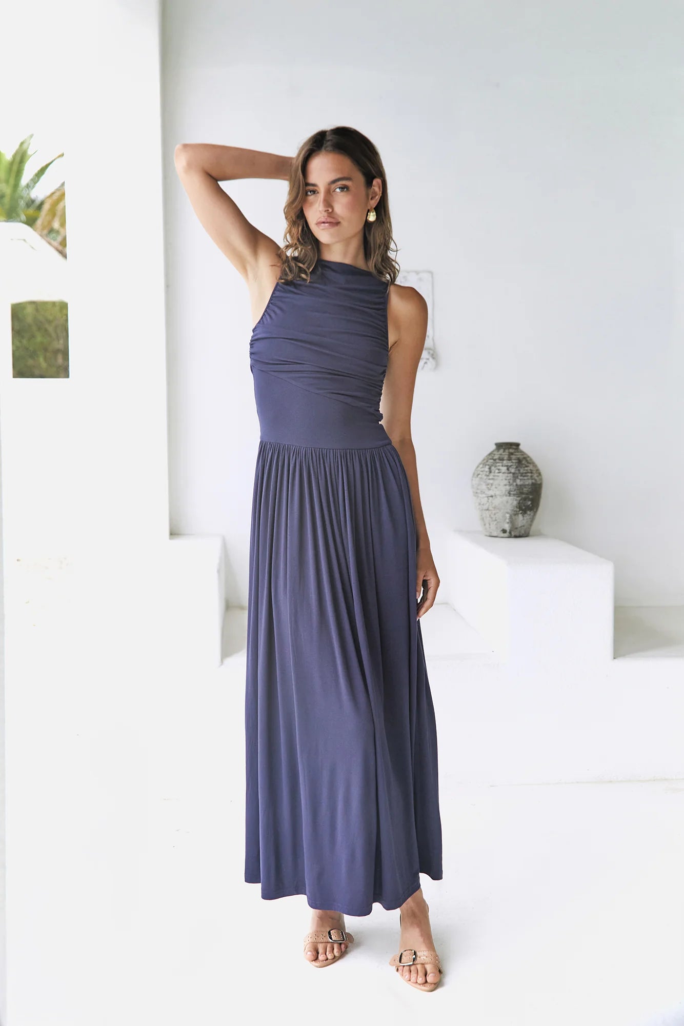 Nalla Maxi Dress Navy
