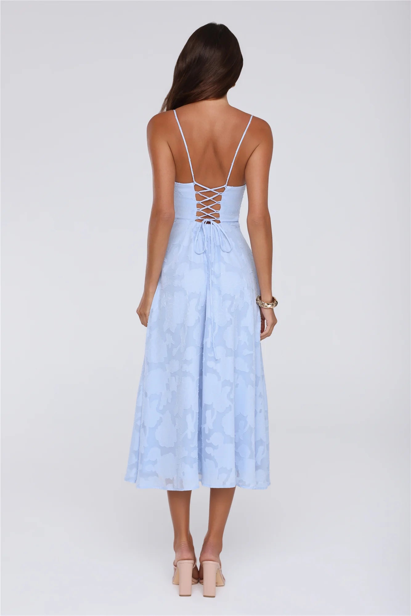 Tide Kissed Midi Dress Blue