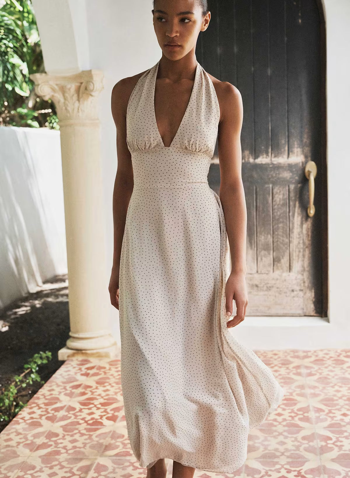 Orchard Halter Dress-mtrpls taup