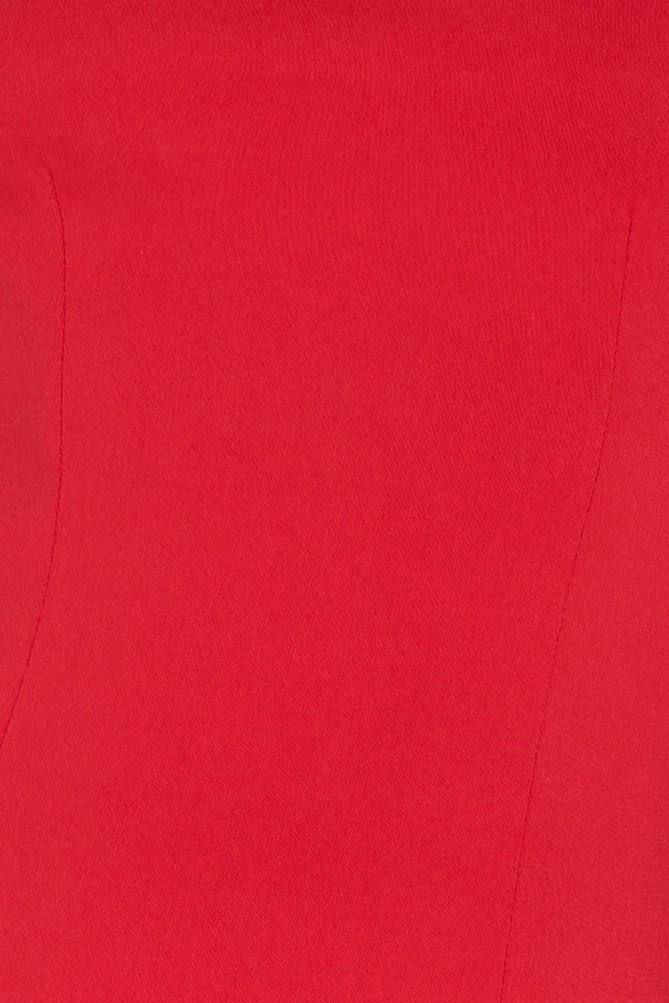 Perfect Personality Halter Mini Dress Red