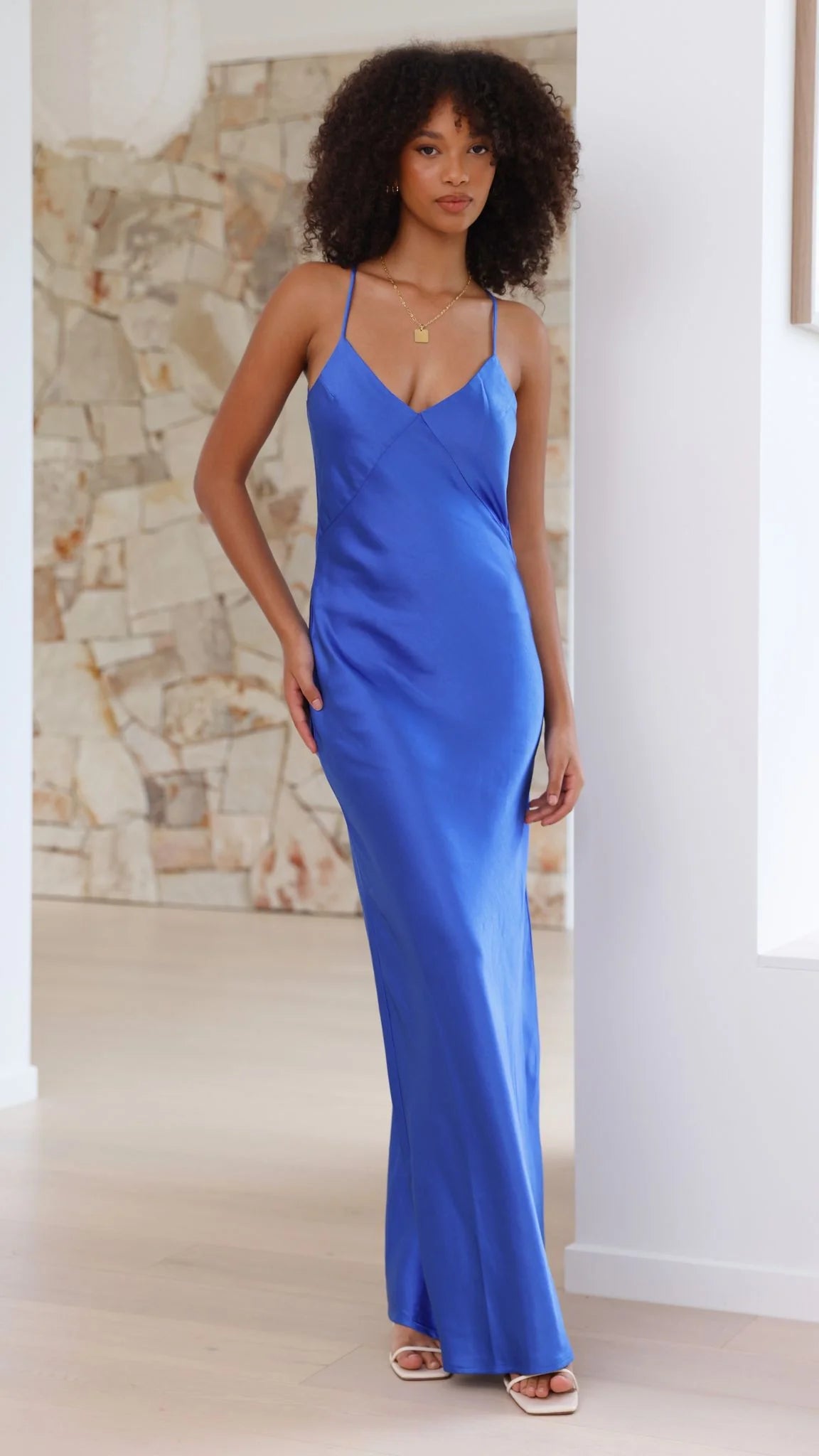 Gisella Maxi Dress - Cobalt Blue