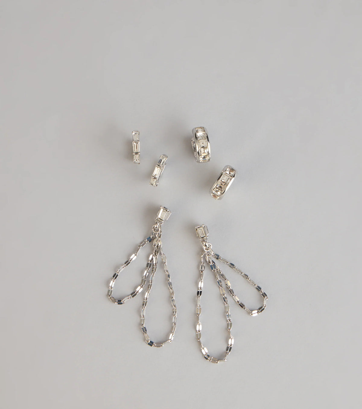 Triple Shine Earring Set