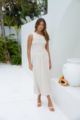 Aulani Robyne Midi Dress Sand