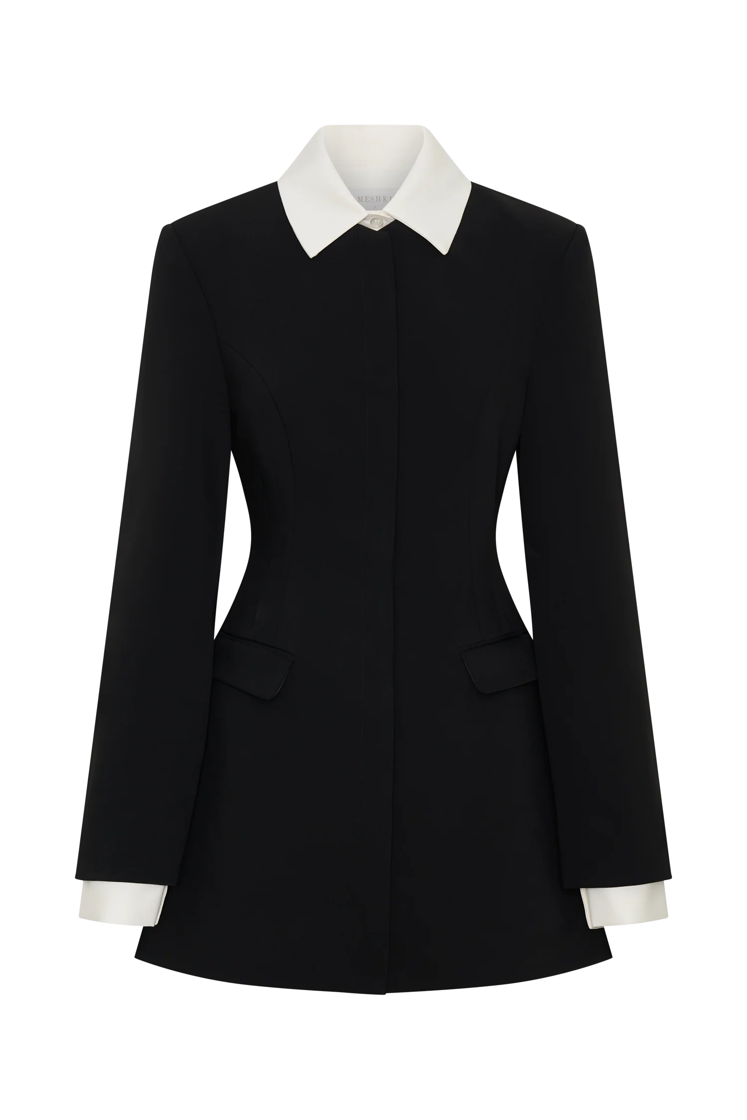 Gretchen Suiting Mini Dress - Black