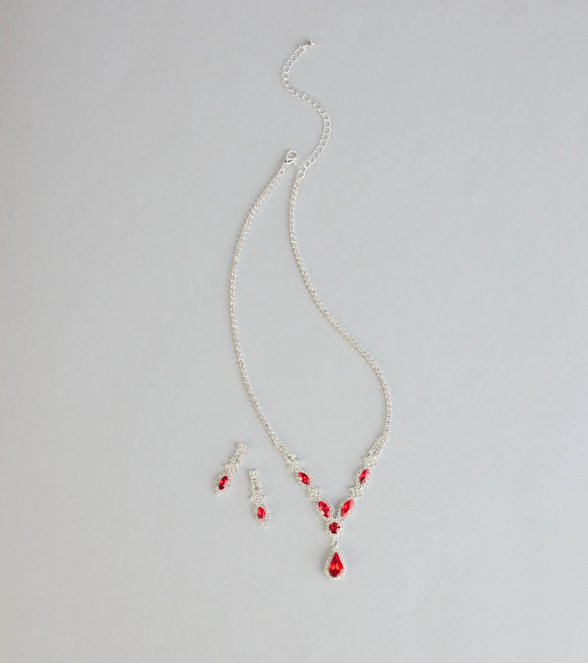 Regal Glow Necklace And Earrings Set