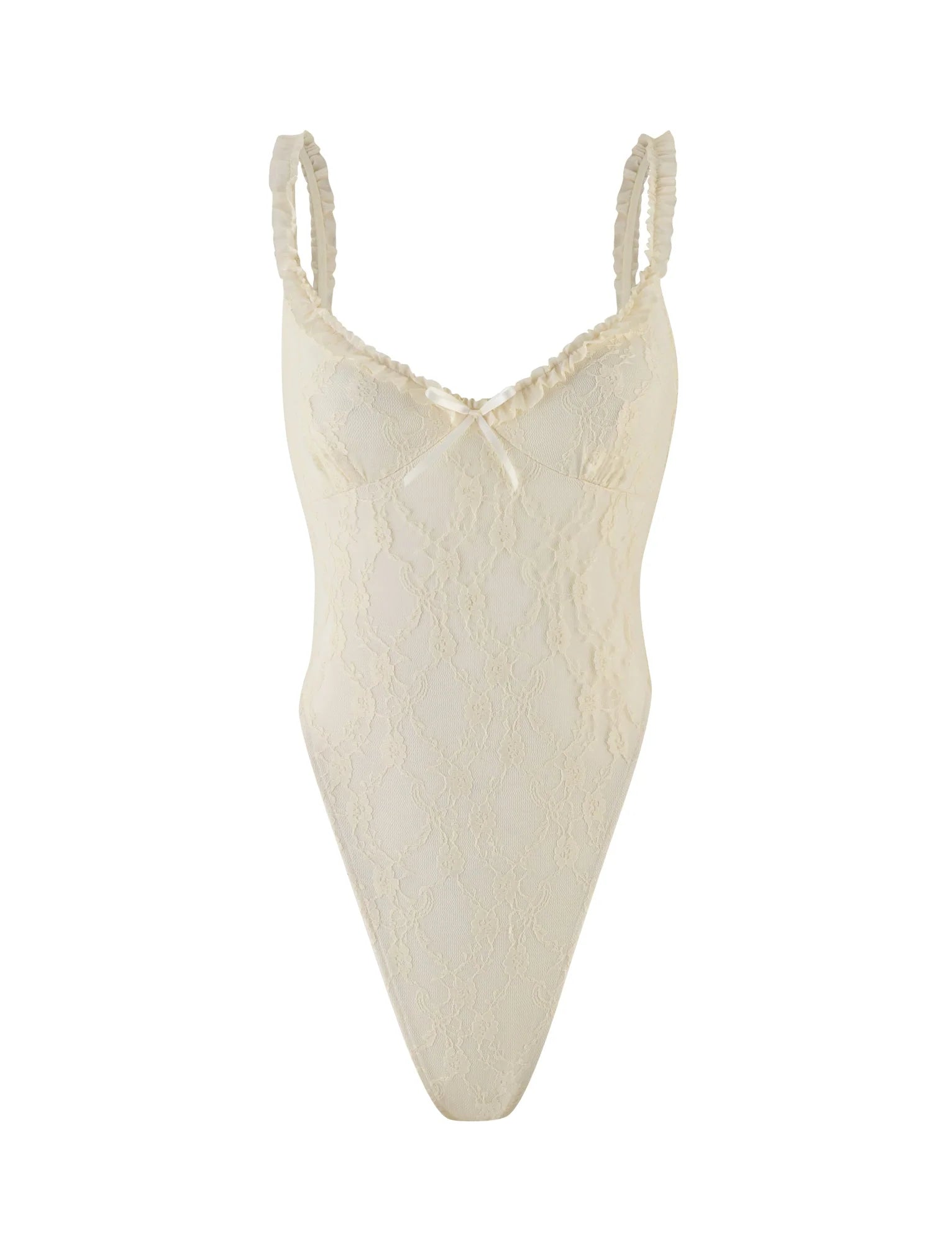 DEJA BODYSUIT - BEIGE : CHAMPAGNE : CHAMPAGNE LACE
