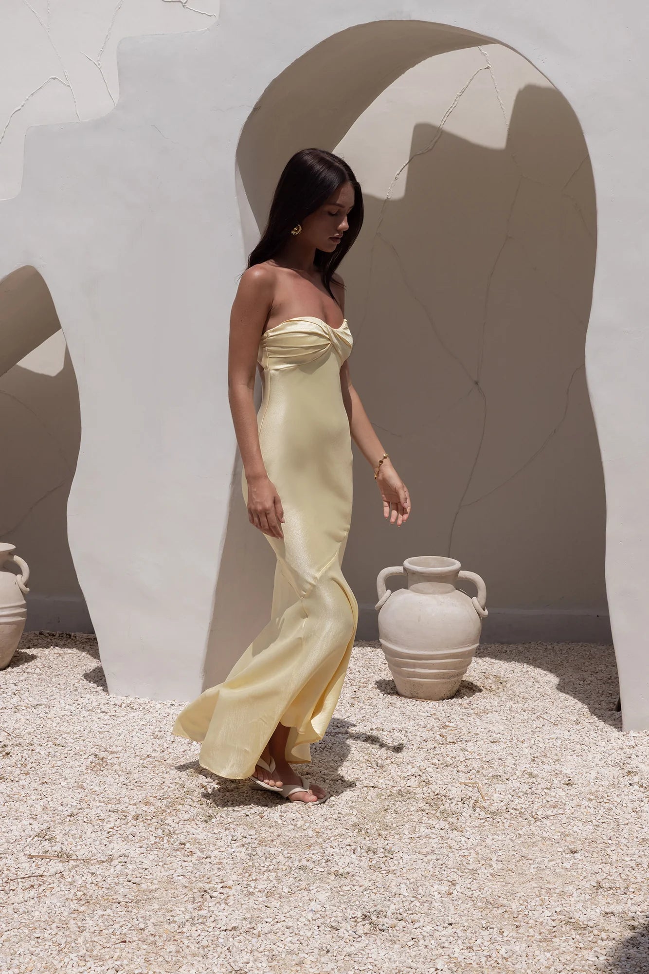 Dream Destinations Maxi Dress Yellow