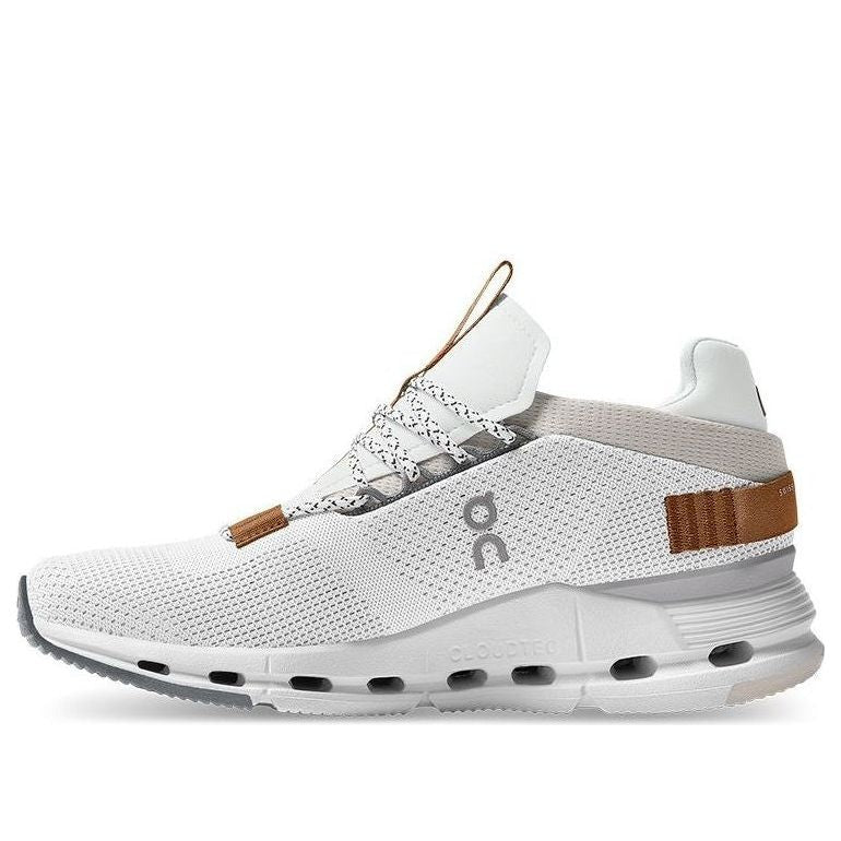 On Cloudnova 'White Pearl Brown'