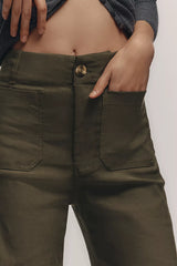 The Colette Magic Fabric Crop Wide-Leg Pants