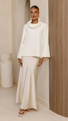 Jacques Knitted Jumper - White
