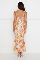 Music To Me Maxi Dress Orange