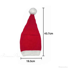 Knitted Santa Cosplay Holiday Beanie Hat