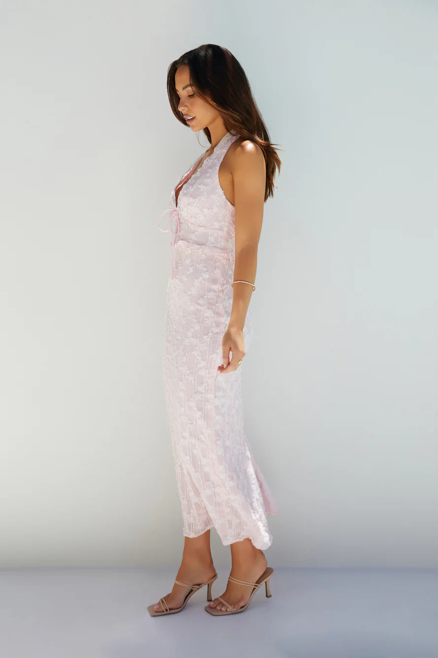 Enchanted Mist Maxi Dress Pink