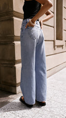 Rollas Kate Baggy Jean - 90s Blue