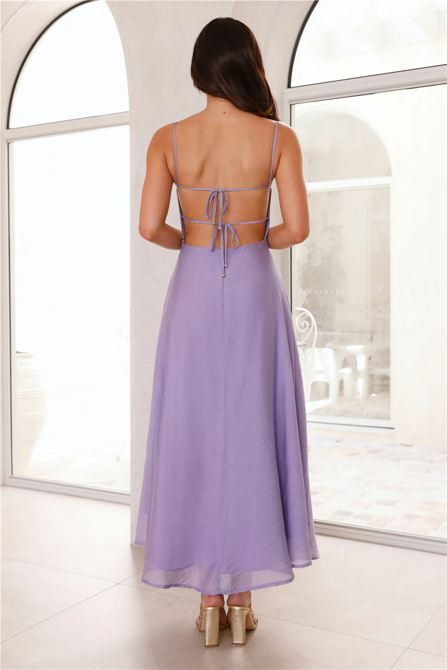 Giving Hugs Maxi Dress Lilac