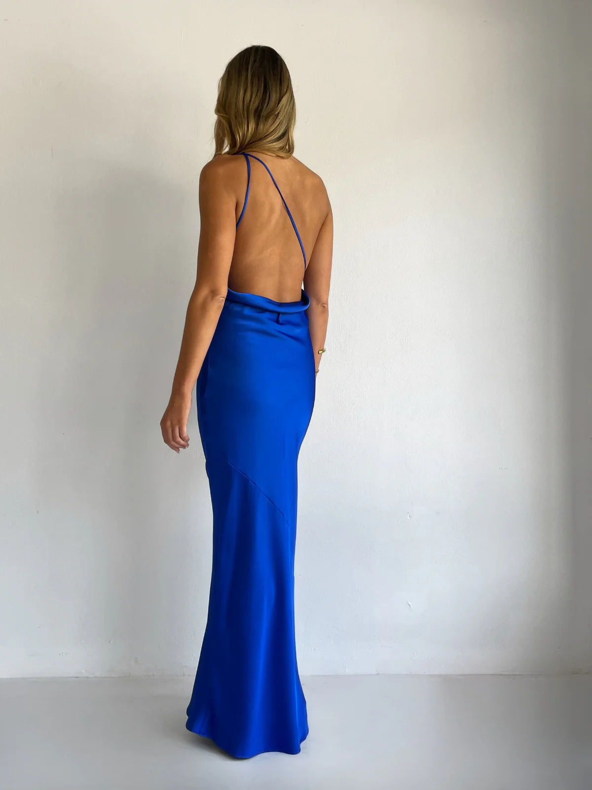 By Nicola Lucia Maxi Dress in Cobalt