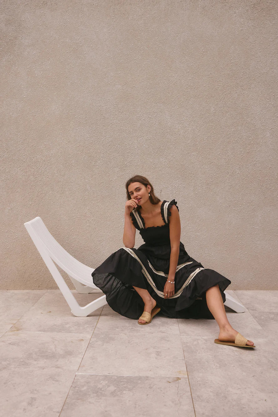 Monica Maxi Dress Black