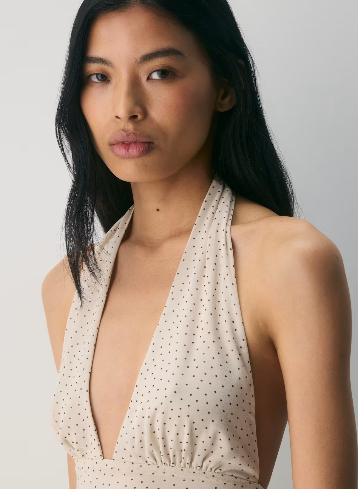 Orchard Halter Dress-mtrpls taup