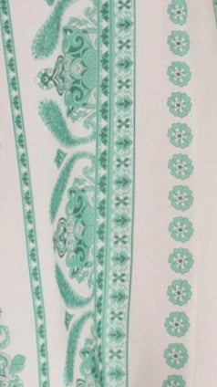 Natalie Mini Dress - Green Aztec