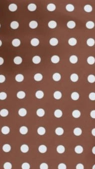 Daphne Maxi Dress - Brown Polka