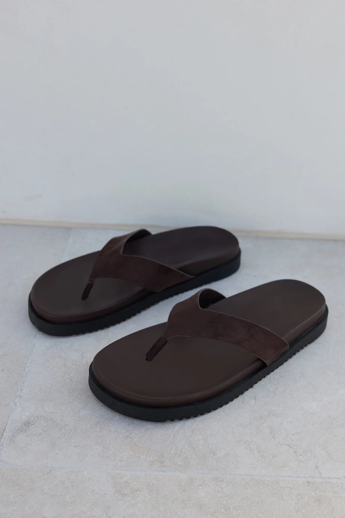 Aila Sandal Dark Cacao Suede