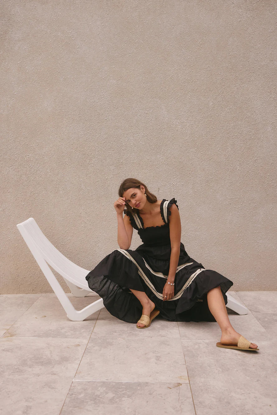 Monica Maxi Dress Black