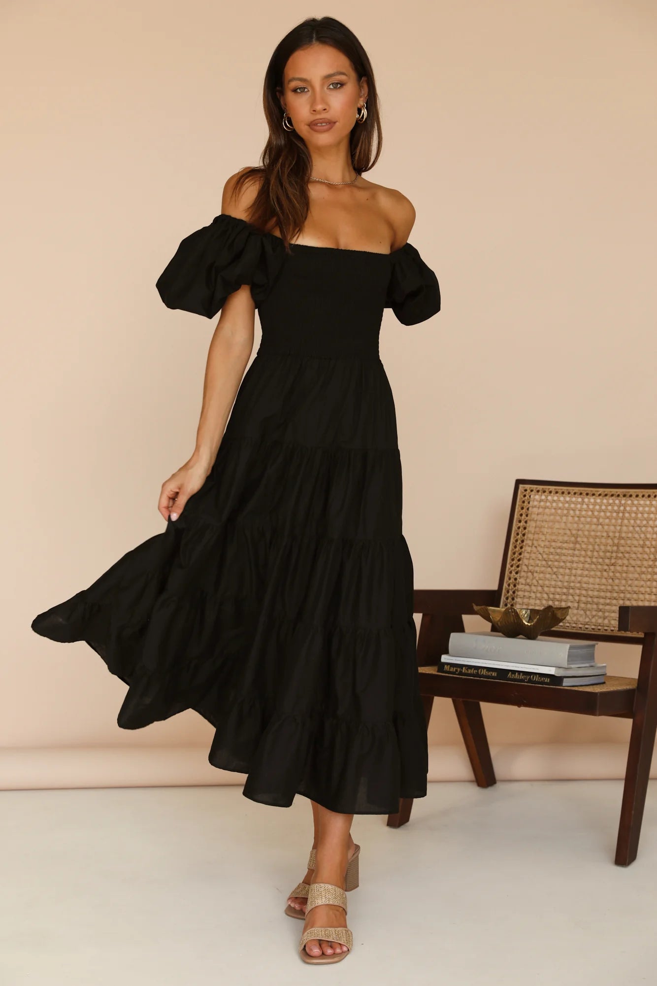 Adela Maxi Dress Black