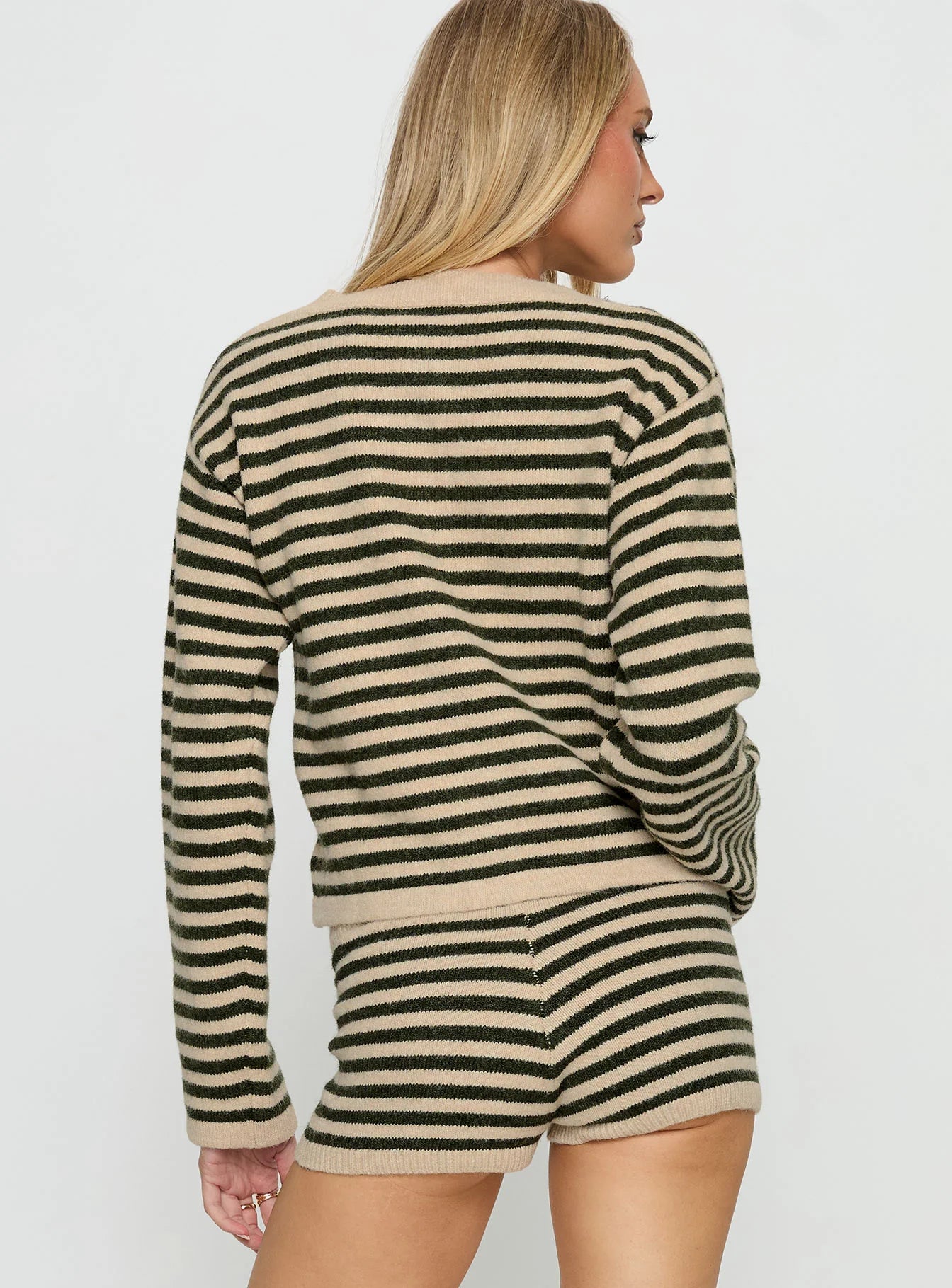 Kollens Knit Cardigan Beige Multi