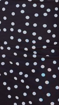 Martha Mini Dress - Black/White Polka Dot