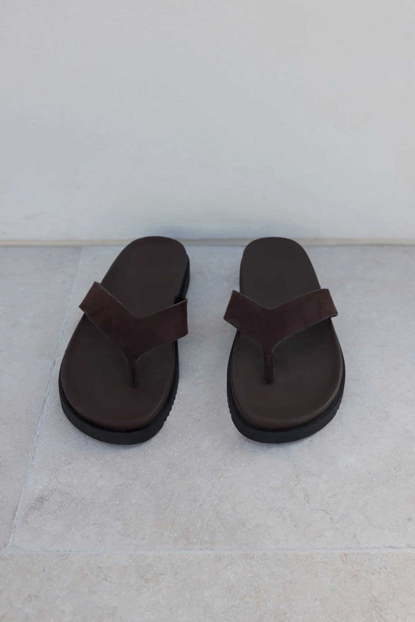 Aila Sandal Dark Cacao Suede