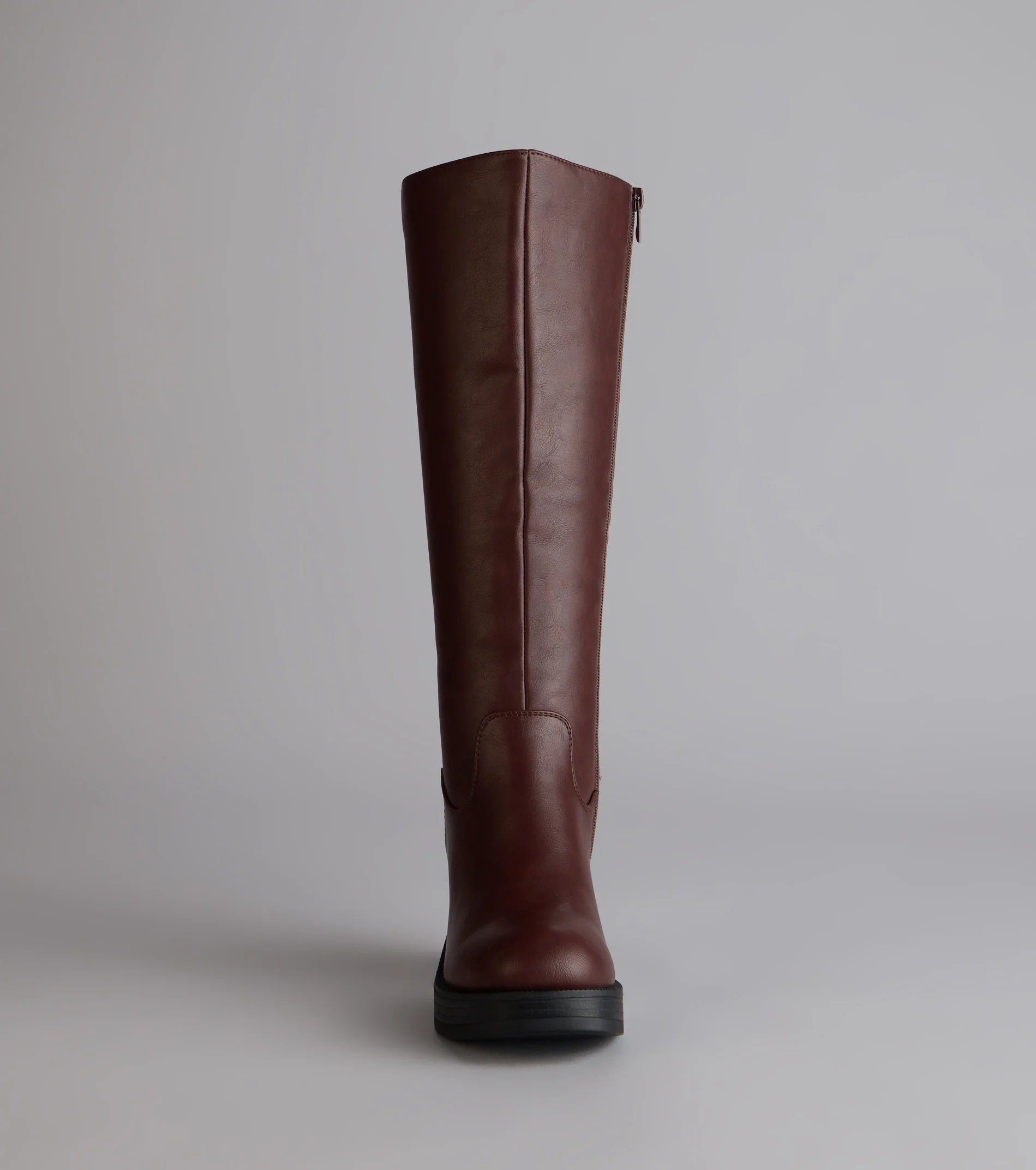 Steppin Up Block Heel Knee High Boots