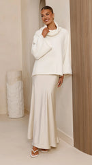 Jacques Knitted Jumper - White