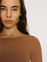 Brielle Knit Dress-Toffee