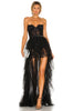 X Bustier Gown Dress