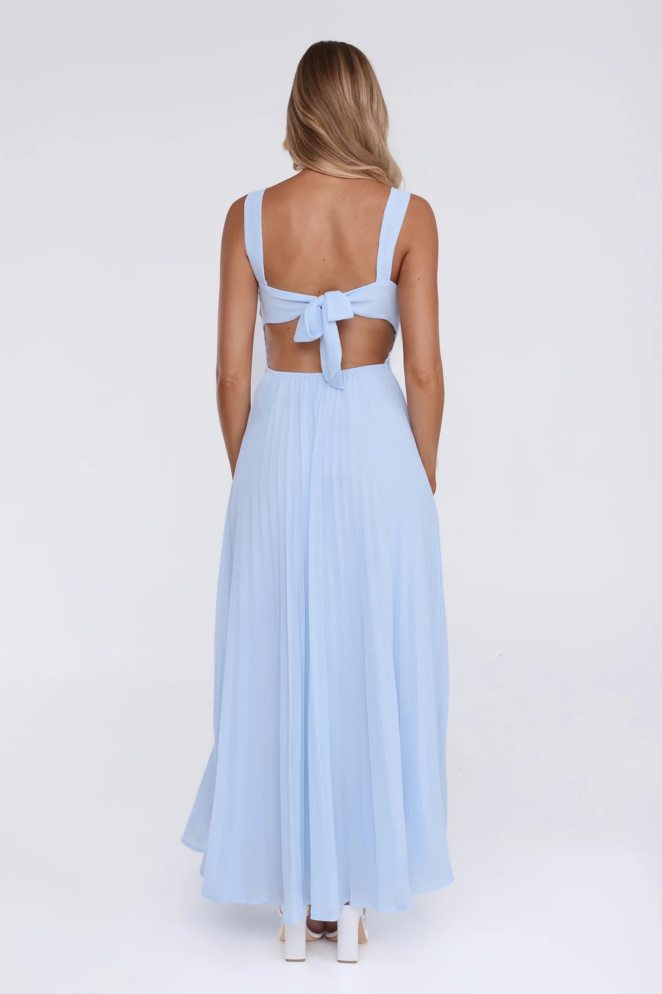 Pretty In Daylight Maxi Dress Blue