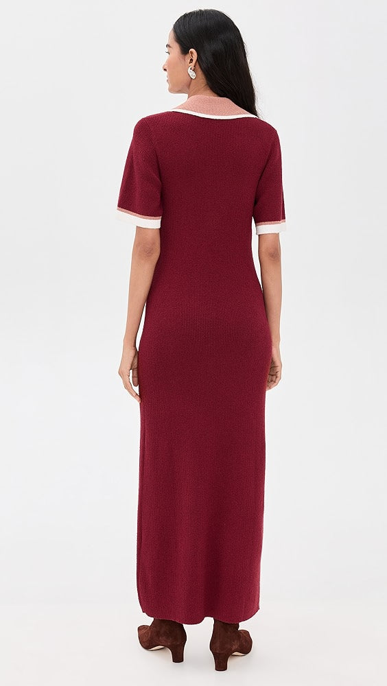 Boucle Polo Dress