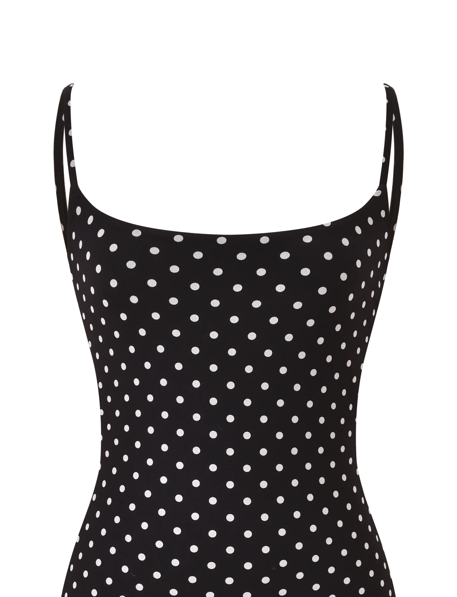 MINERVA MINI DRESS 2.0 - BLACK POLKA DOT